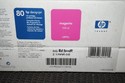 New Sealed Box Genuine OEM HP 80 DesignJet Magenta