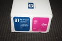 New Sealed Box Genuine OEM HP 81 DesignJet Magenta
