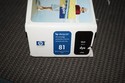 New Sealed Box Genuine OEM HP 81 DesignJet Black D