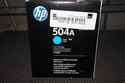 New Sealed Genuine OEM HP LaserJet 504A Cyan Toner