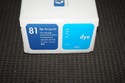 New Open Box Genuine OEM HP 81 DesignJet Cyan Dye 