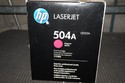New Sealed Genuine OEM HP LaserJet 504A Magenta To