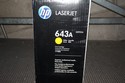 New Sealed Box Genuine OEM HP 643A Yellow Toner Ca