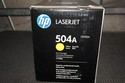 New Sealed Genuine OEM HP LaserJet 504A Yellow Ton