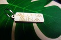 Laser Cut Wood Aloha 'Aina Key Chain MaunaKea Tria