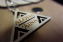 Laser Cut Wood Aloha 'Aina Key Chain Mauna Kea Woo