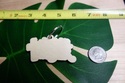 Laser Cut Wood Aloha Ke Akua Key Chain Wooden Etch