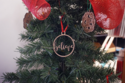 Laser Cut BELIEVE Wooden Christmas Ornament Holida