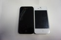 2 Used Untested Apple iPhone 4S Model A1349 black&
