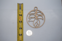 Laser Cut HELECONIA FLOWER Wooden Christmas Orname