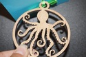 Laser Cut OCTOPUS Tropical Hawaiian Wooden Ornamen