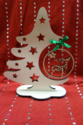 Laser Cut Wood Table Top Christmas Tree Holiday De