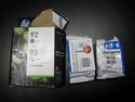 New Open Box Genuine OEM HP 92/93 Black/Tri-Color 