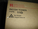 Case (4) New Genuine OEM Ricoh Type 11D Black Tone