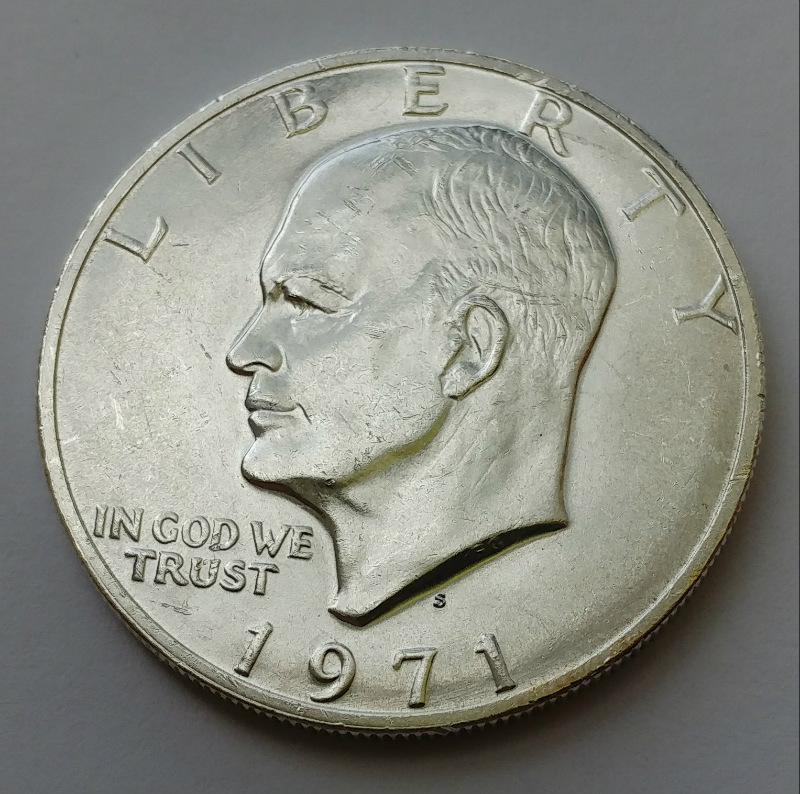 1971S 1 Uncirculated 40 Silver Eisenhower Dollar eBay