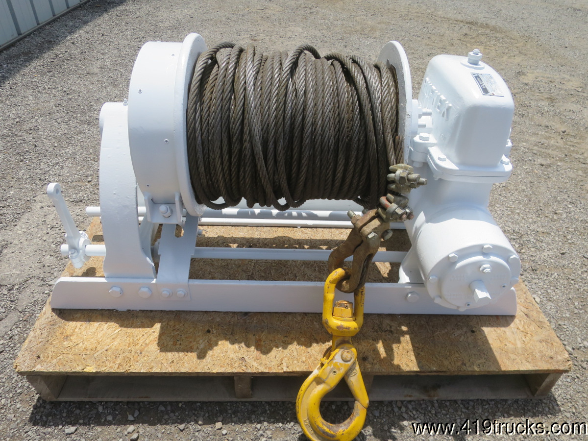 TULSA RUFFNEK Winch Cable Heavy Duty Towing Worm Gear 20,000 lbs Pull