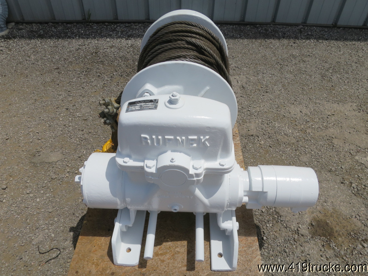 TULSA RUFFNEK Winch Cable Heavy Duty Towing Worm Gear 20,000 lbs Pull