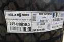 (2) New Kelly Armorsteel RSD 225/70R19.5 Truck Tir