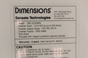 DIMENSIONS DSI-12/2400N 12VOLT TO 120 VOLT 60 HERT