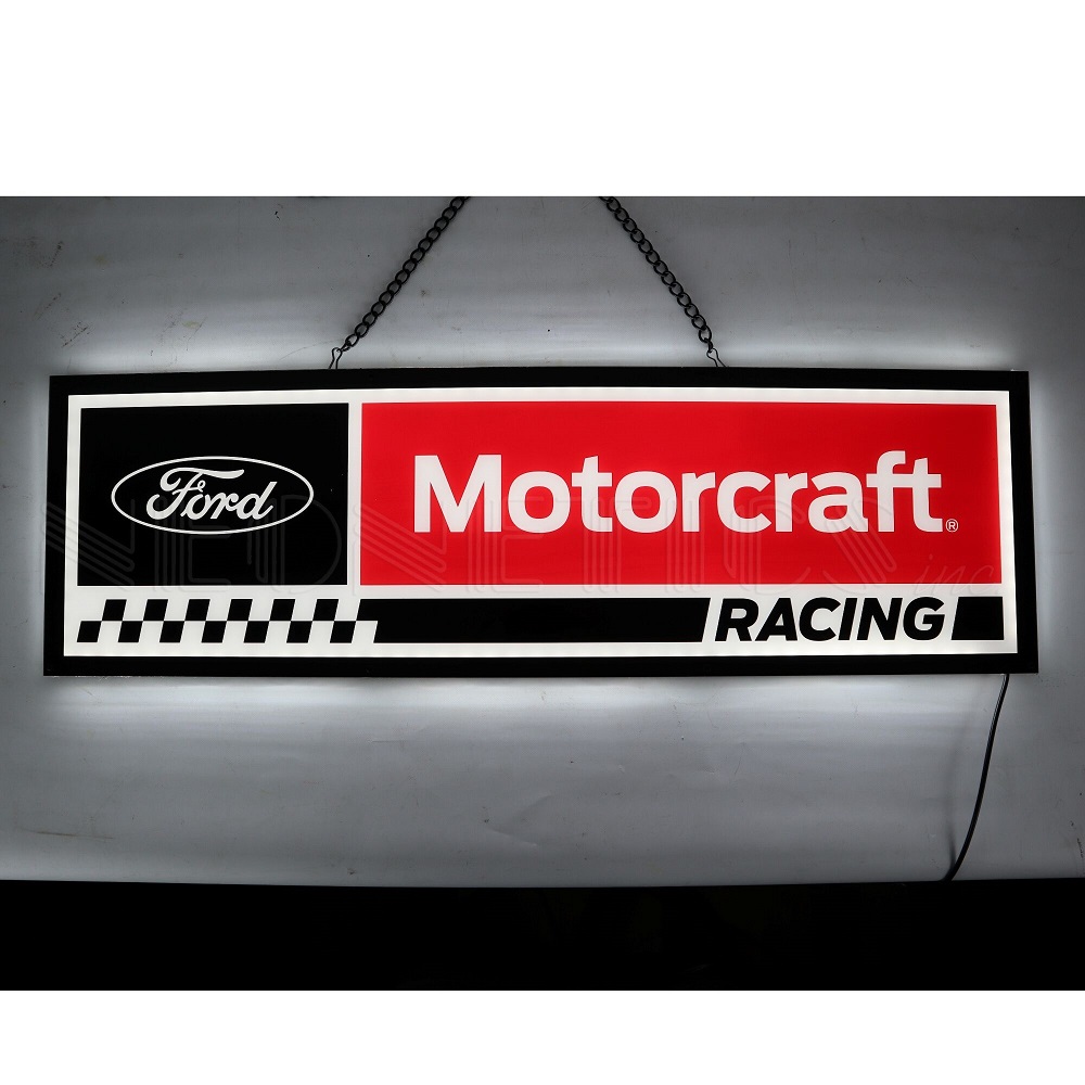 Decorate With Daria : FORD MOTORCRAFT RACING Logo Slim Backlit LED SIGN ...