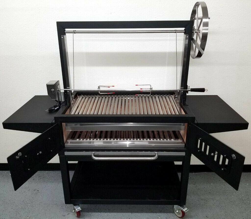 Decorate With Daria Bbq Argentine Parrilla Santa Maria Charcoal Grill 40 Skewer Rotisserie