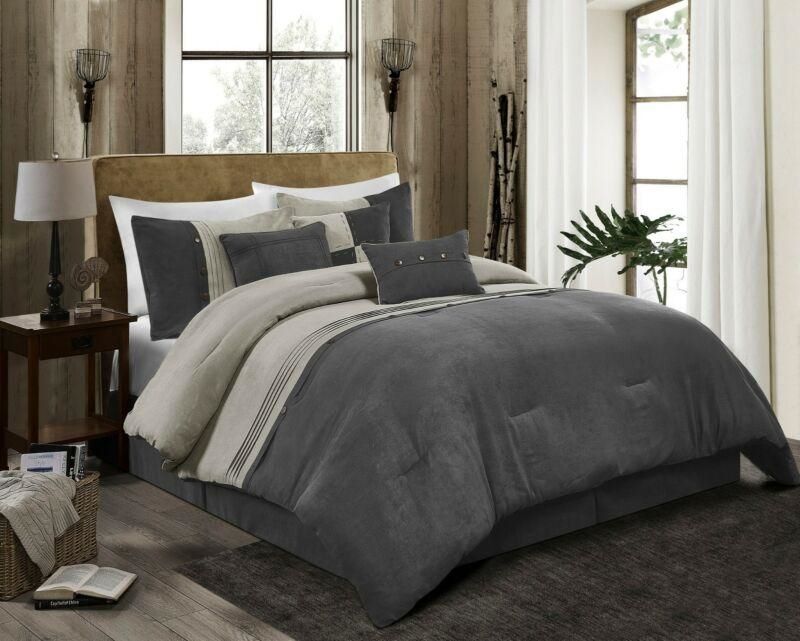 Decorate With Daria CAL KING COMFORTER 7Pc SET Western Cabin Lodge