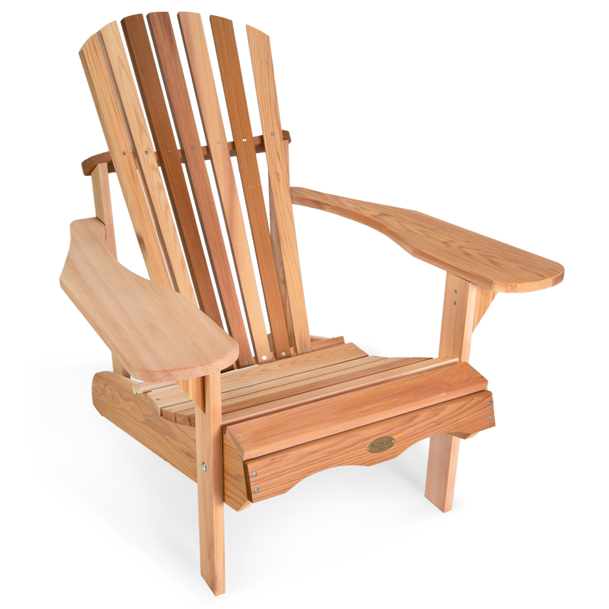 Details About Adirondack Chair Western Red Cedar Handcrafted Contoured Seat Comfort Back New