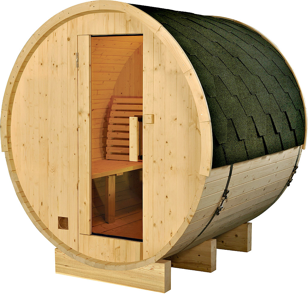 Decorate With Daria 4 PERSON 6' BARREL FINLAND PINE WOOD STEAM SAUNA