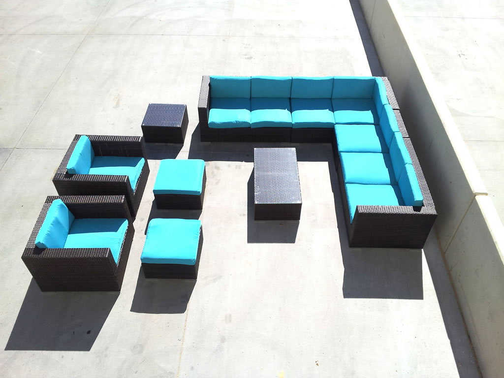 11pc Outdoor Patio Furniture Set Pe Wicker Rattan L Shape Sofa 11pc Outdoor Patio Furniture Set Pe Wicker Rattan L Shape Sofa Chairs Tables New 634949212455