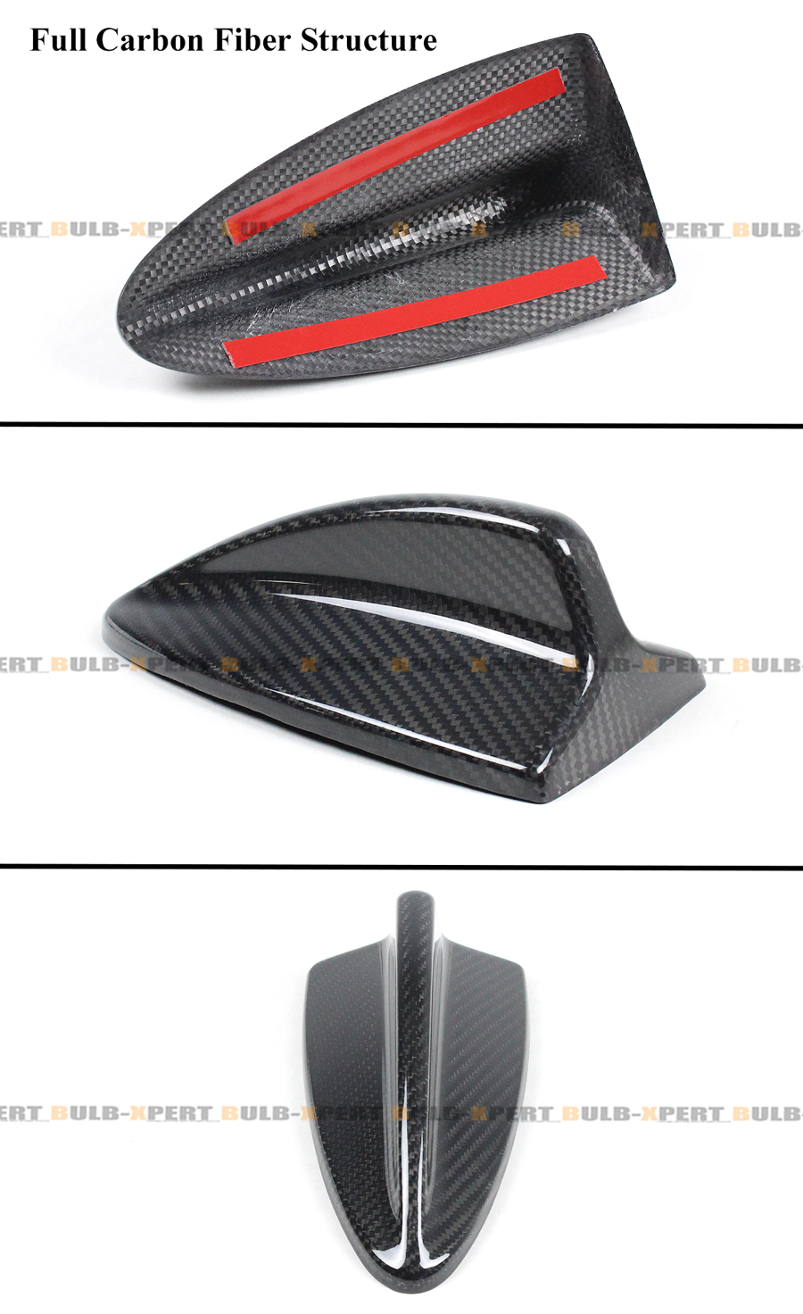 Carbon Fiber Shark Fin Antenna Cover – Fits BMW E90 E91 E92 M3 E82 1M