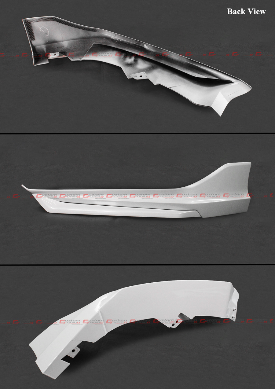 For Honda Accord 2021-22 Pearl White ACR Style Front Bumper Lip Splitter Spoiler