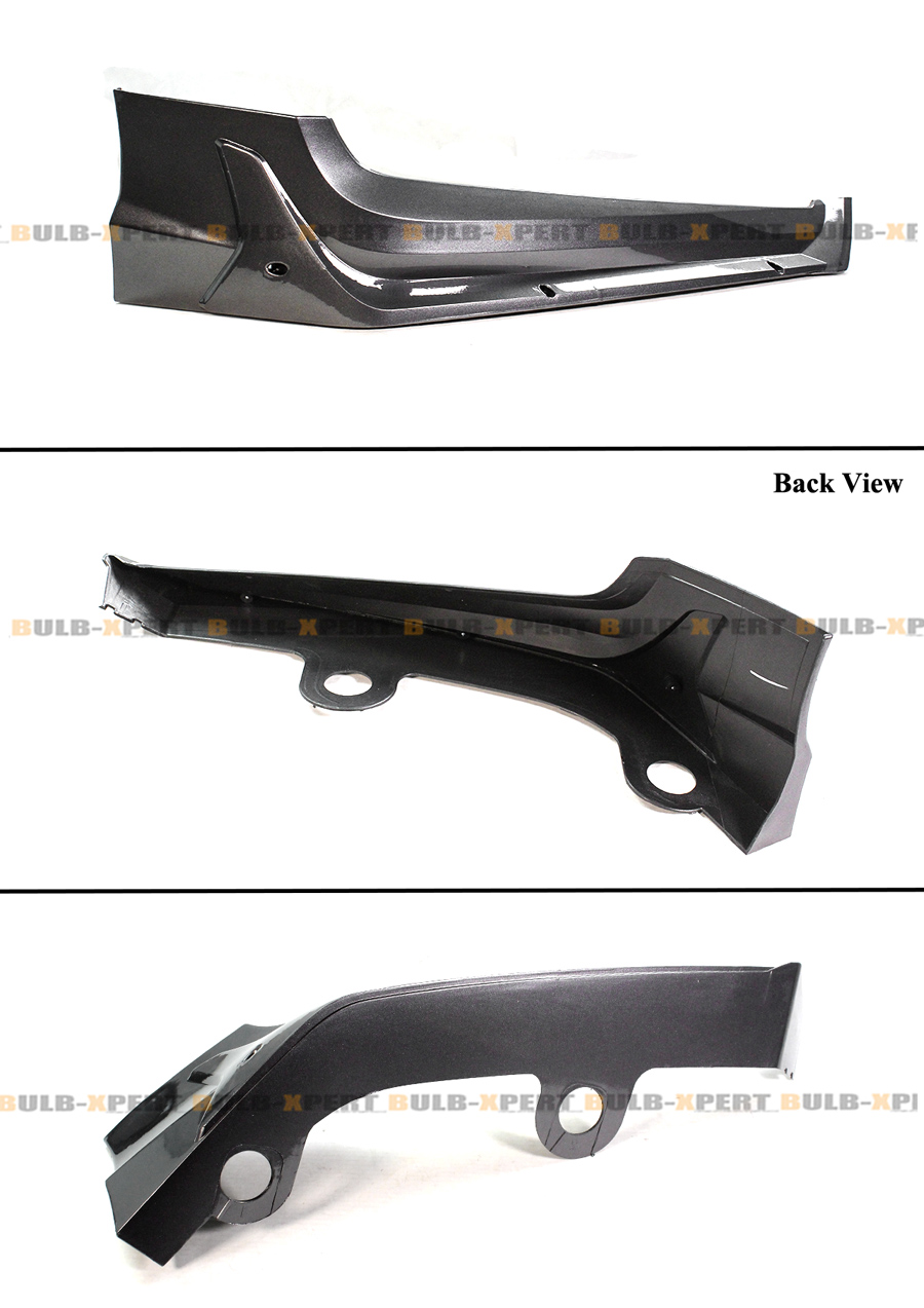 Front Bumper Lip Splitter Kit For 2018-2020 Honda Accord – Painted Modern Steel Metallic 3 thumbnail image