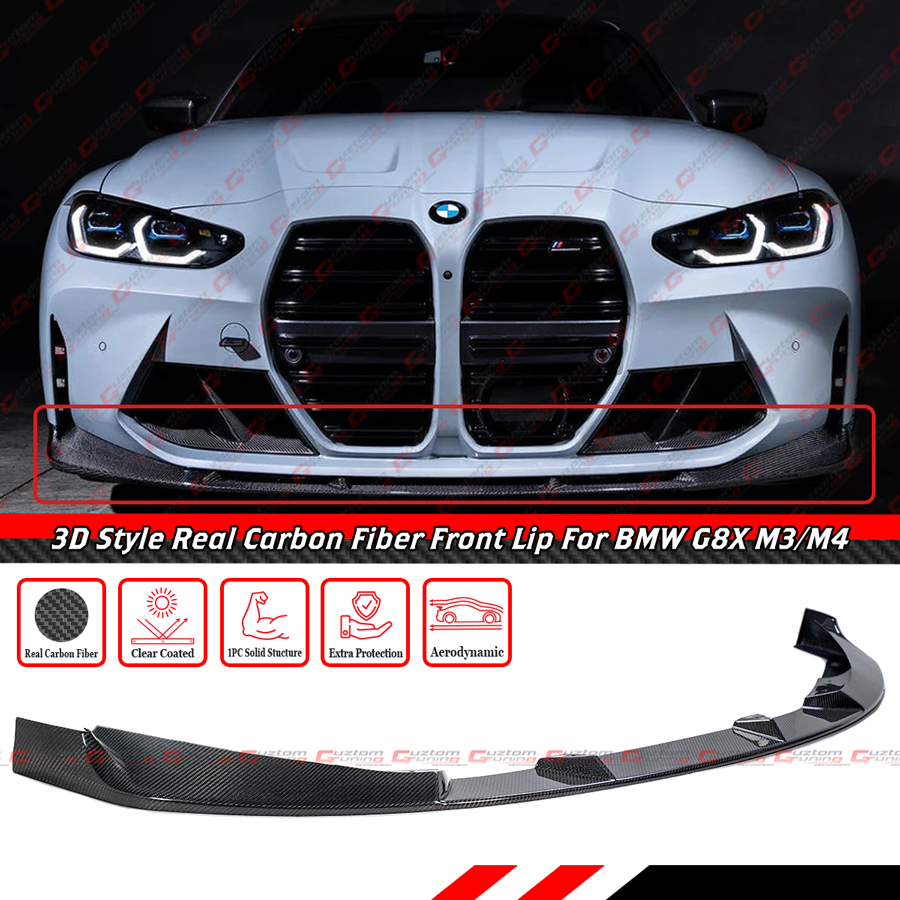 For 2021-2026 BMW G80 M3 G82 G83 M4 3D Style Real Carbon Fiber