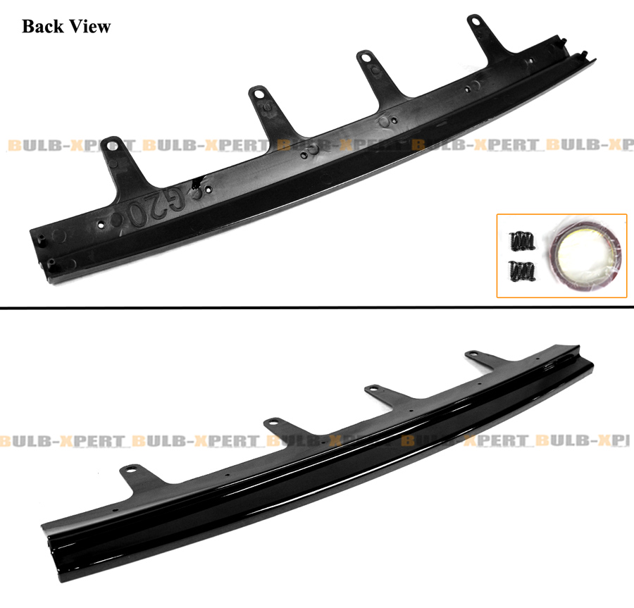 Cuztomtuning 3-Piece Glossy Black Front Bumper Lip Kit For BMW G20 330i 2019-2022