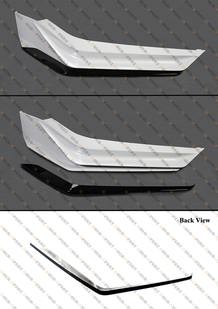 MC Style Front Bumper Lip Spoiler Kit For 2022-2024 Honda Civic Sedan/Si/Hatchback – Pearl White & Black 5 Piece