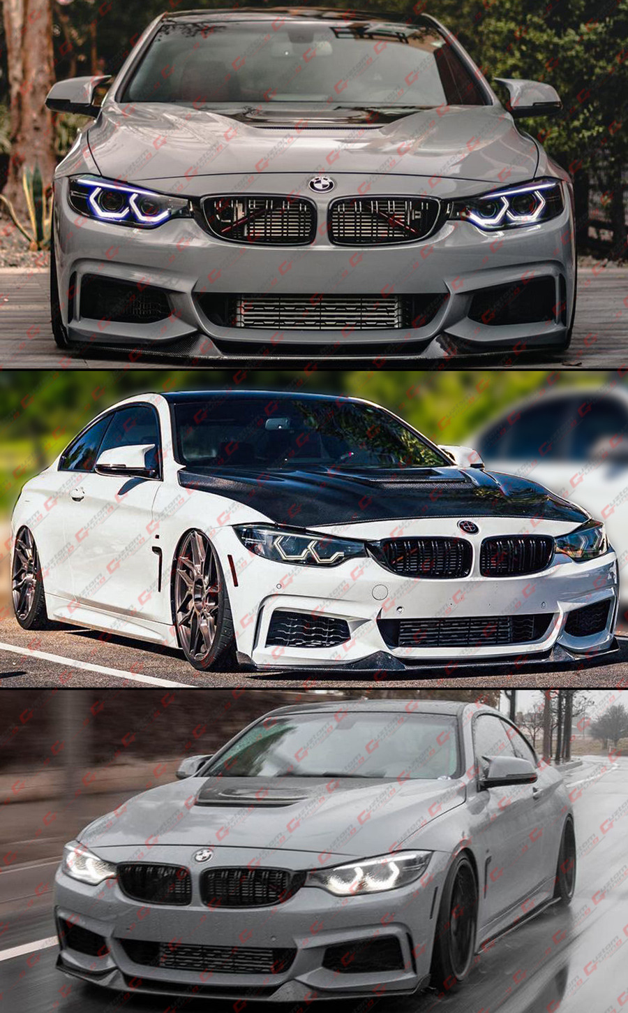FOR 2014-20 BMW F32 F36 4 SERIES M SPORT MAD STYLE CARBON FIBER