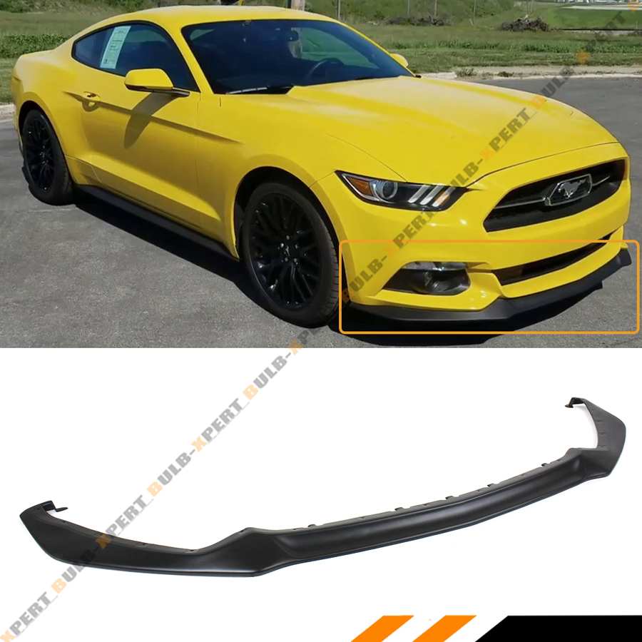 FOR 2015-17 MUSTANG GT PERFORMANCE STYLE FRONT BUMPER LIP CHIN SPOILER ...