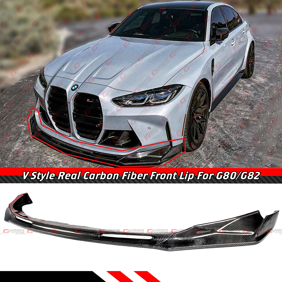 For 2021-26 BMW G80 M3 G82 G83 M4 Carbon Fiber V Style Front