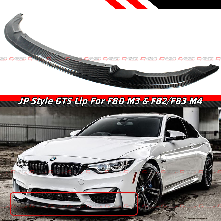 パーツ  F80 F82 For 15-19 BMW F80 M3 F82 F83 M4 Carbon Fiber GTS Style Front