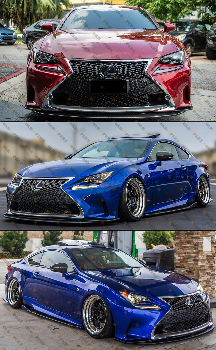 For 2015-18 Lexus RC300 RC350 F-Sport JDM SK Style Gloss