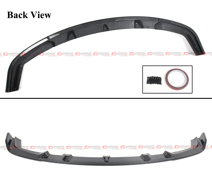 Front Bumper Spoiler Lip Compatible With M/W F87 M2 2019-2021 Competition Carbon Fiber Look/Gloss Black Performance Splitter Blade(Glossy Black - View #7