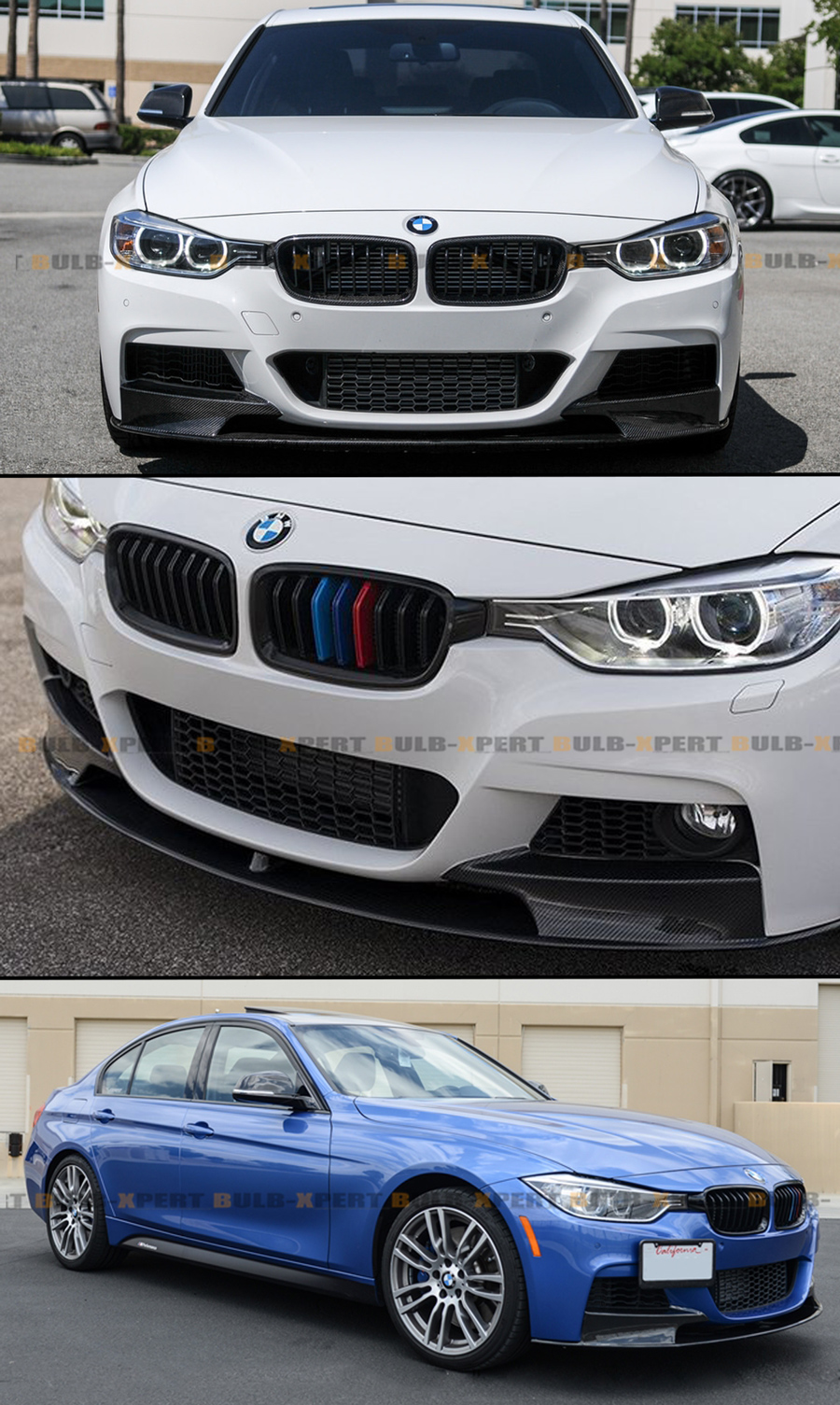 Bmw f30 передний бампер