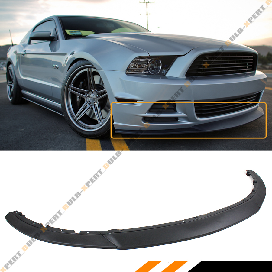 2013 Mustang Front Bumper >> Details About For 2013 2014 Ford Mustang R Style Lower Front Bumper Lip Chin Spoiler Splitter 2013 Mustang Front Bumper >> Details About For 2013 2014 Ford Mustang R Style Lower Front Bumper Lip Chin Spoiler Splitter