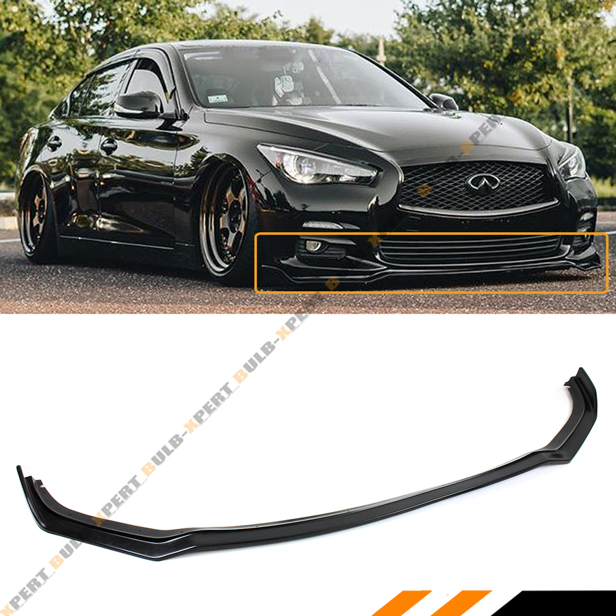 FOR 201417 INFINITI Q50 BASE PREMIUM GT STYLE FRONT BUMPER LIP SPOILER