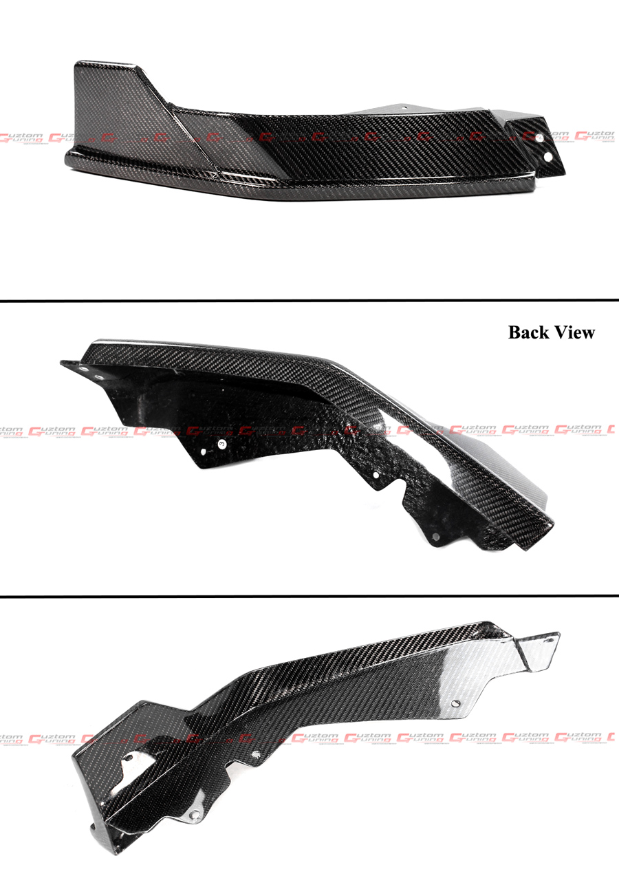 For 2022-2025 Subaru BRZ ZD8 Carbon Fiber 3pc RS Style Front