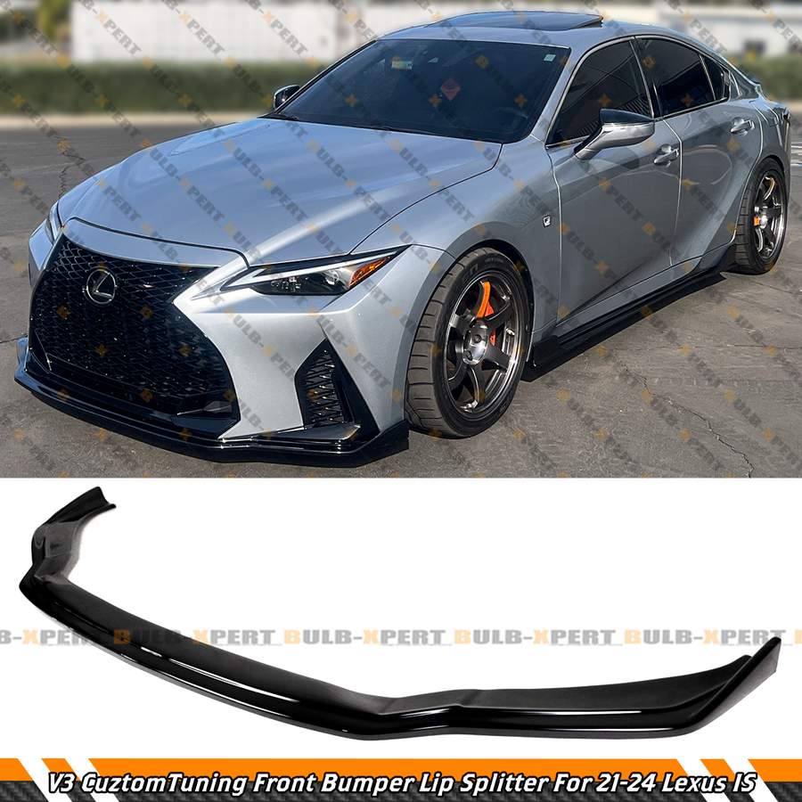 For 21-25 Lexus IS300 IS350 V3 CTM Design Glossy Black Front