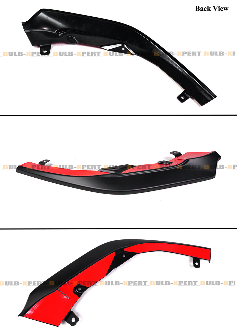 thumbnail image 2 of JDM V2 Style Matte Black Front Bumper Lip Splitter Kit For 2022-2025 Subaru WRX VB Sedan (3-Piece) 2 of 5