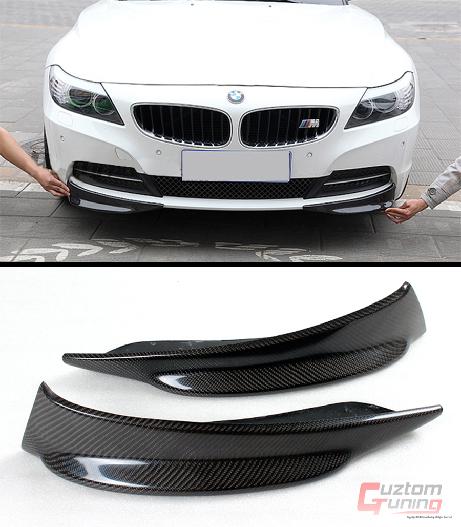 CARBON FIBER SPLITTER FOR 2009-2014 BMW Z4 E89 W/ REGULAR NON-MTECH ...