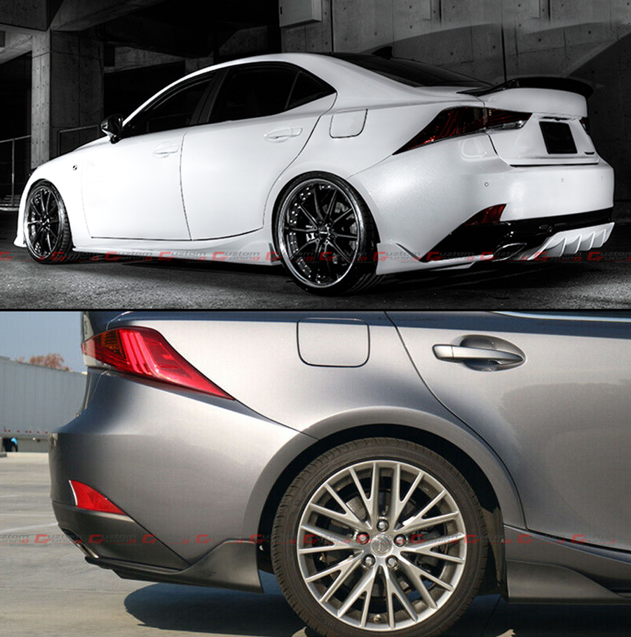 FOR 2014-2020 LEXUS IS200T IS250 IS350 IS300 JDM Rear Bumper Corner ...