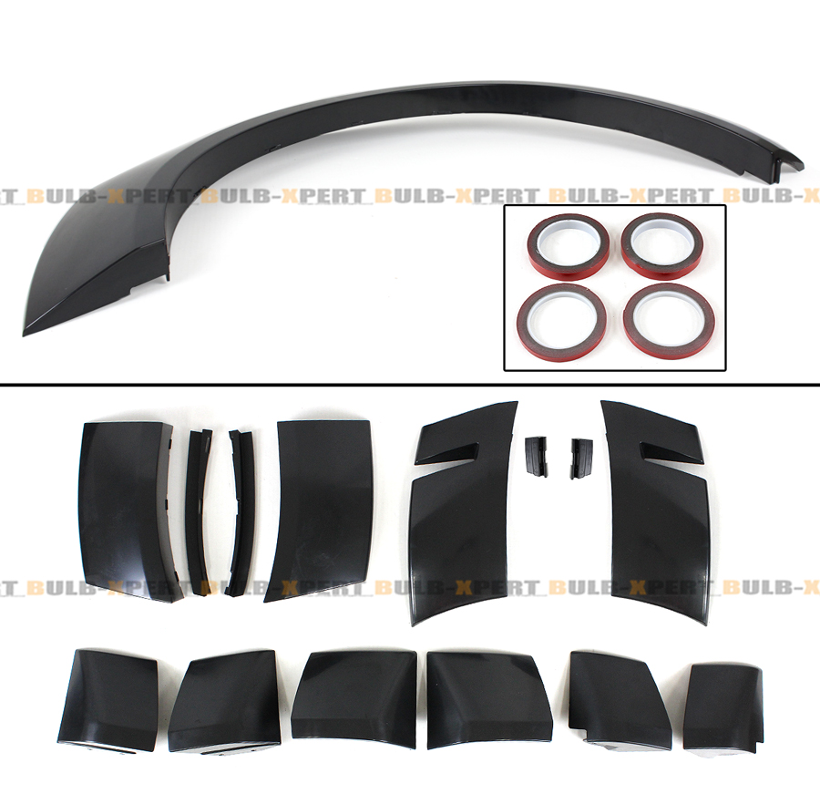 IKON MOTORSPORTS Demon Style Front Lip & Fender Flare Kit For 2015-2023 Dodge Challenger Hellcat